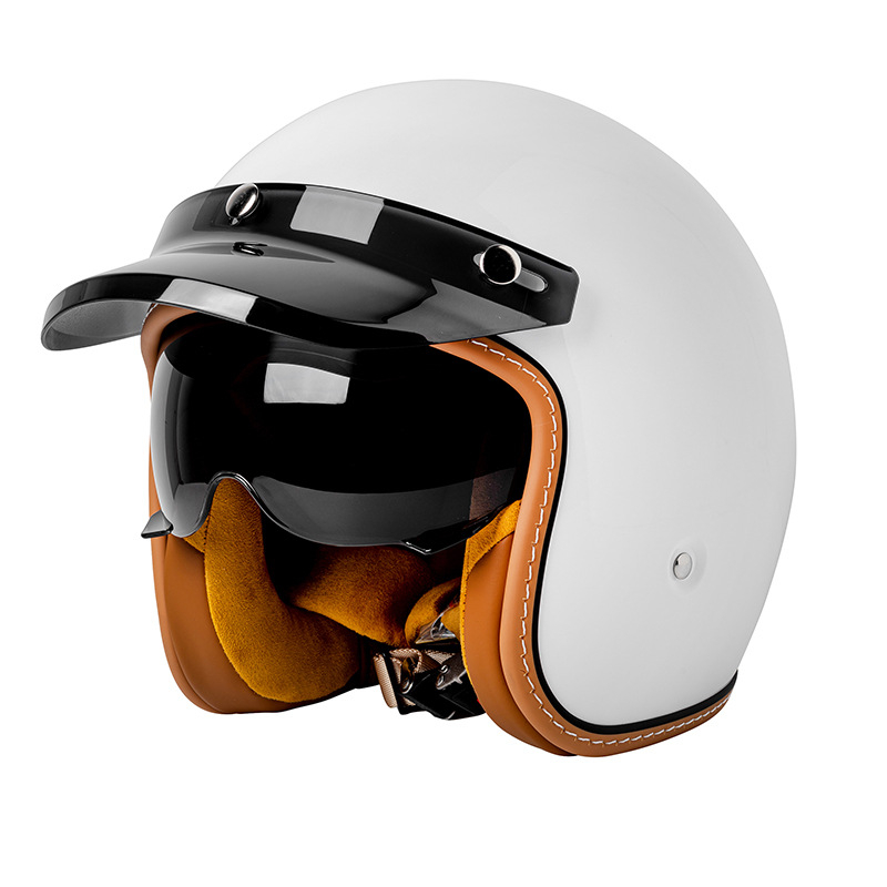 Commute Cycling Helmet - MT-5 Retro Motorcycle Helmet 3/4 Helmet