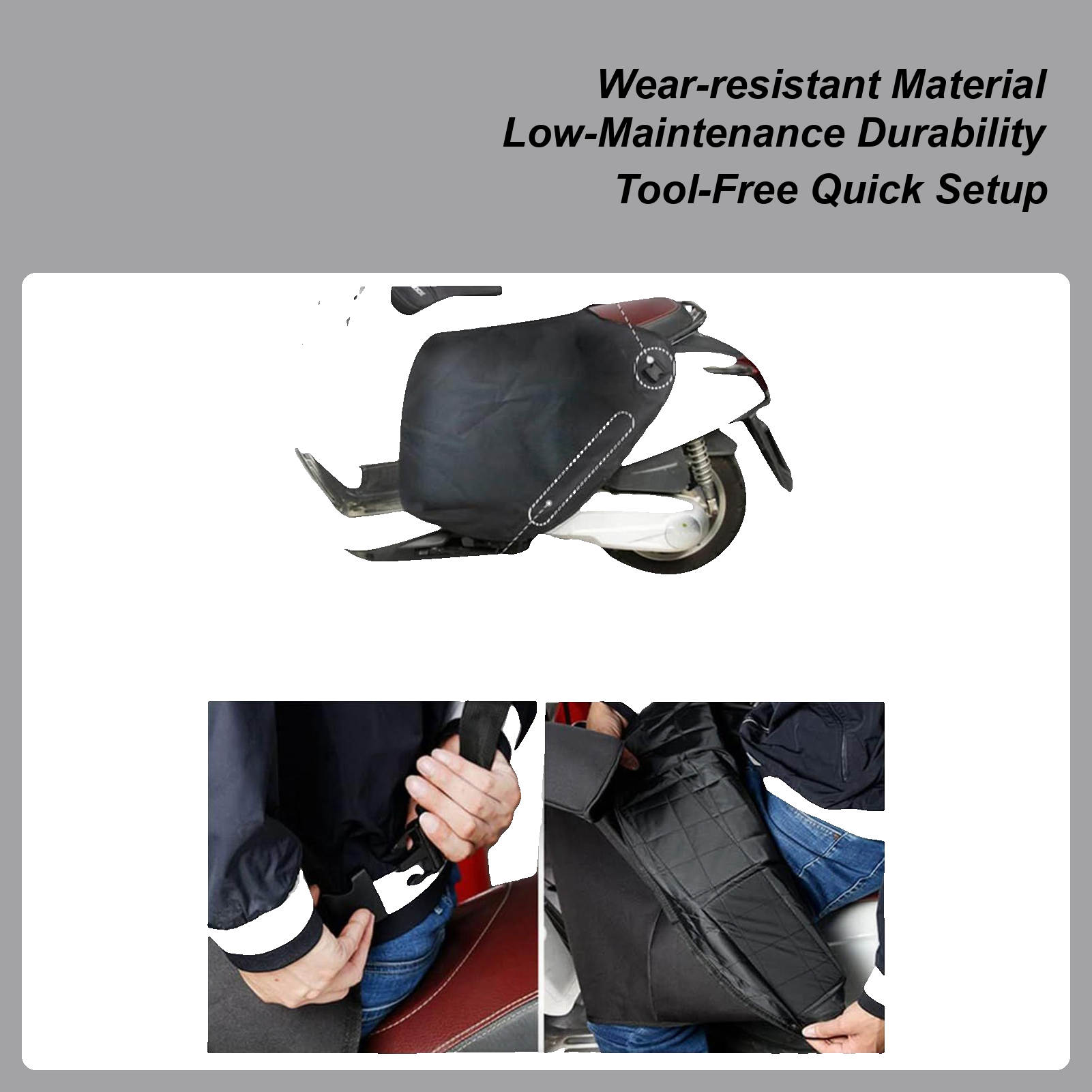 Cycling For Commute - Motorcycle Leg Protection Knee Warm Cycling