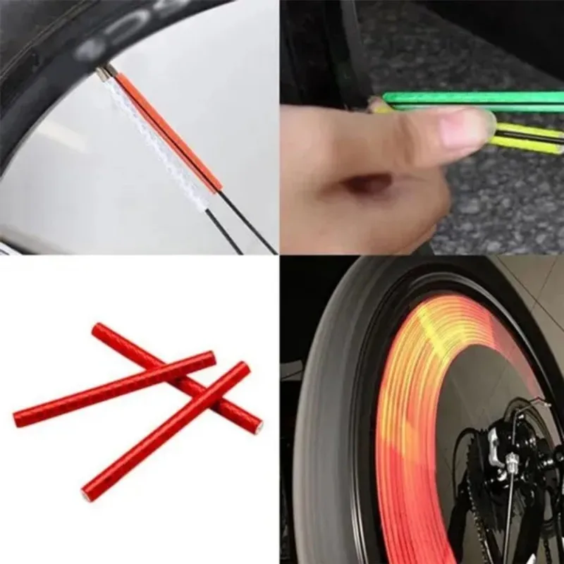 Bike Spoke Reflector Clips 12- - Spoke Reflector Set 评论和价格