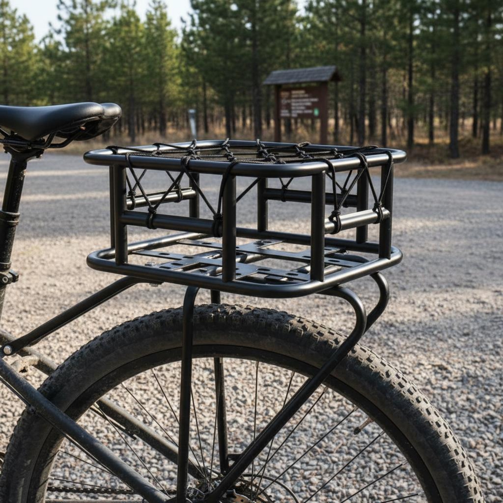 Mountain Bike Rear Basket Rust - Cycling For Commute 评论和价格