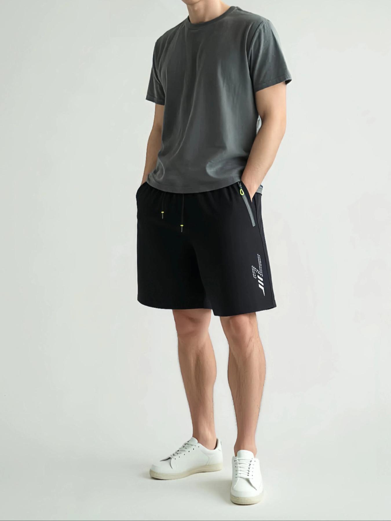 Men's Plain Casual Sports Shor - Cycling Shorts For Commute 评论和价格