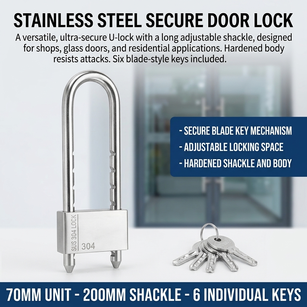 High-Strength U Lock Door Bicy - U Lock Heavy Duty 评论和价格