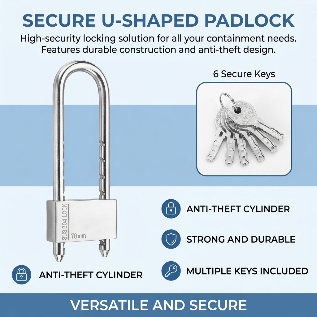 High-Strength U Lock Door Bicy - U Lock Heavy Duty 评论和价格