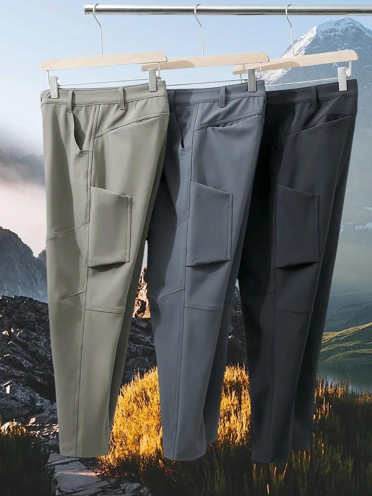 Thickened Fleece Outdoor Men's - Cycling Commute Pants 评论和价格