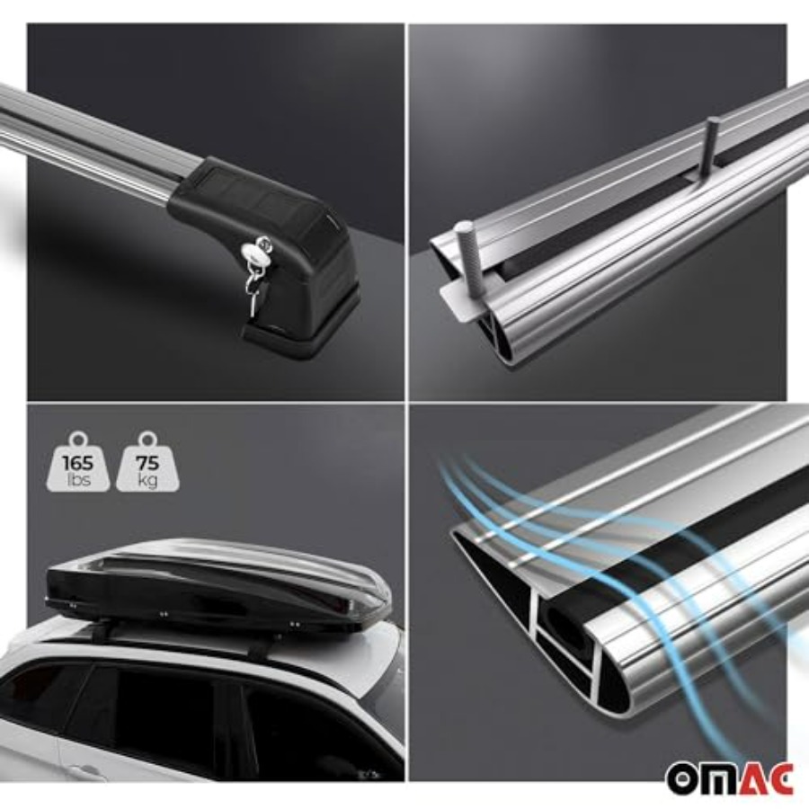 Roof Rack Cross Bars for Mazda - Cargo Rack Aluminum 评论和价格
