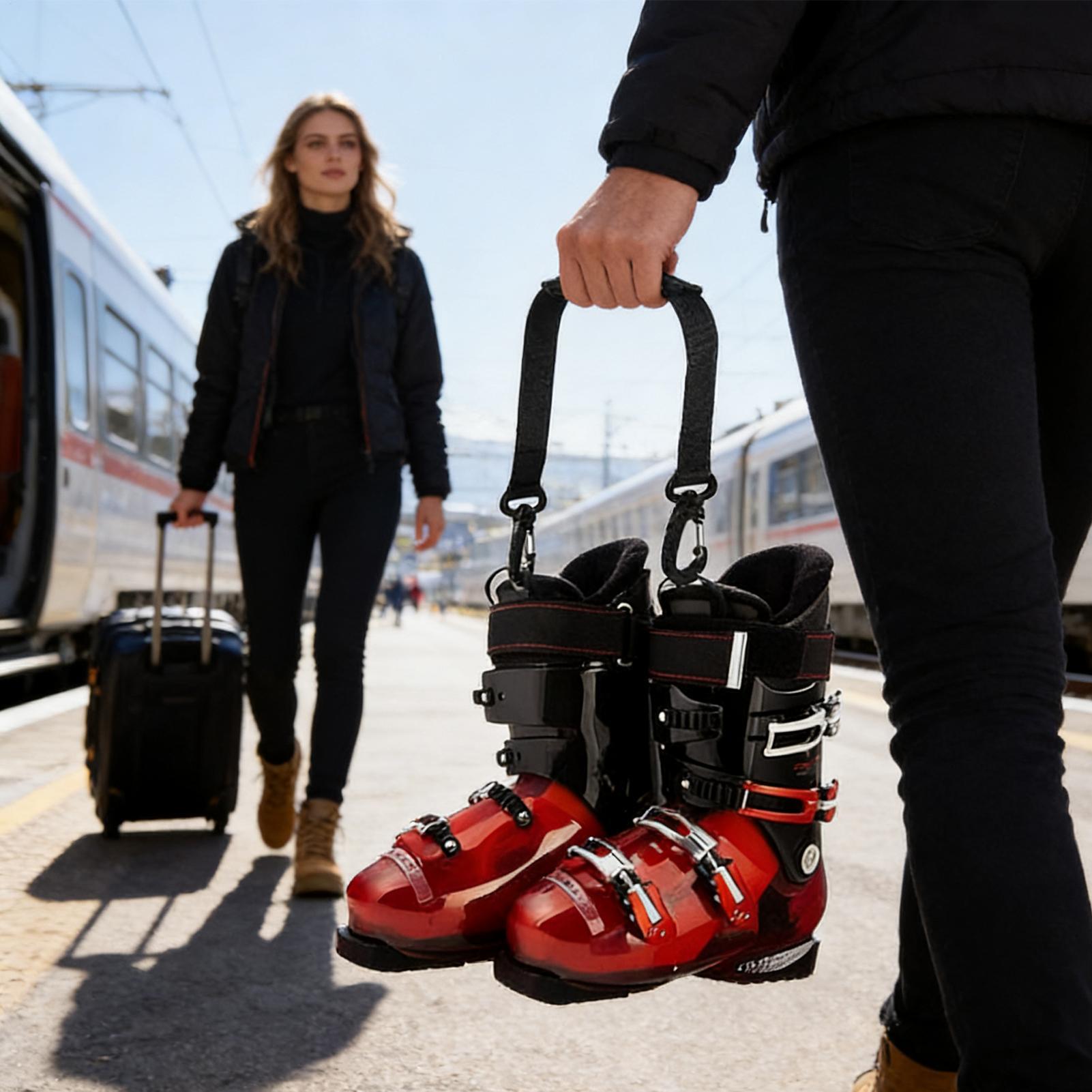 Ski Boot Straps Gear Shoulder  - Cycling For Commute 评论和价格