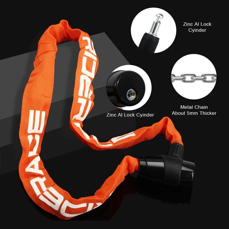 RIDERACE Bicycle Chain Lock Po - U Lock Heavy Duty 评论和价格