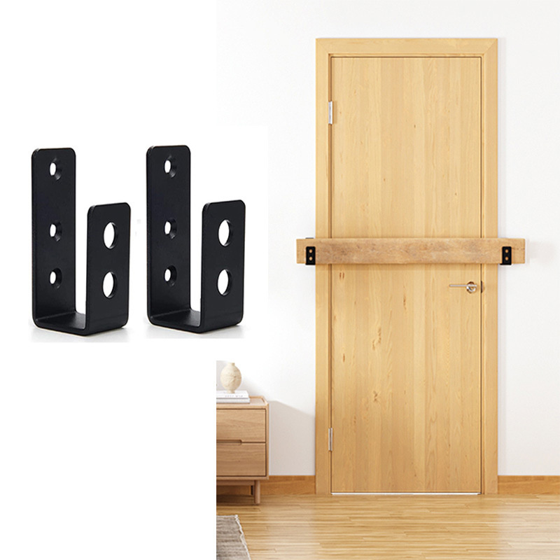 2x4 Door Barricade Brackets Se - U Lock Heavy Duty 评论和价格