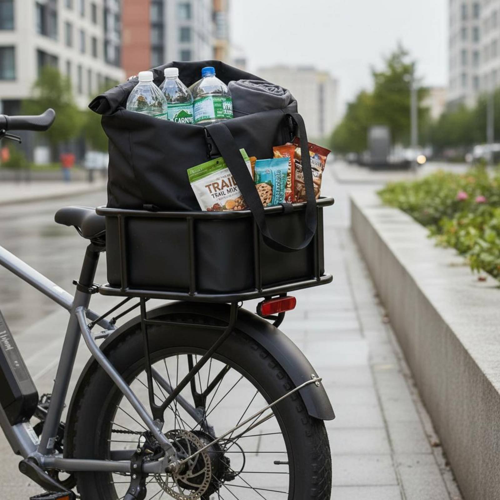 Electric Bike Basket Bag Dustp - Cycling Commute Gear 评论和价格