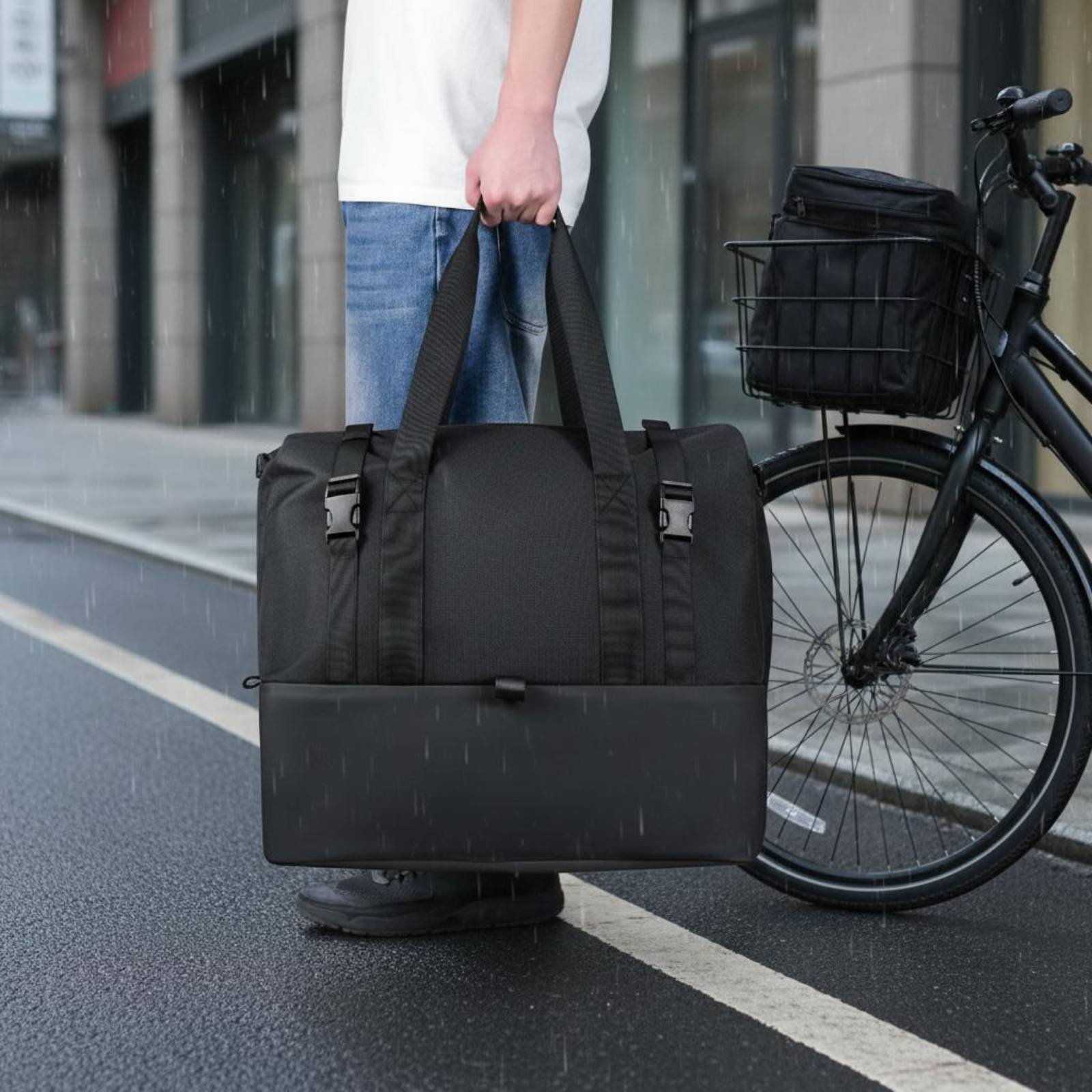 Electric Bike Basket Bag Dustp - Cycling Commute Gear 评论和价格