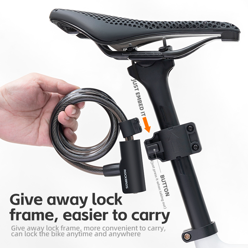 ROCKBROS Bicycle Lock Portable - U Lock Heavy Duty 评论和价格