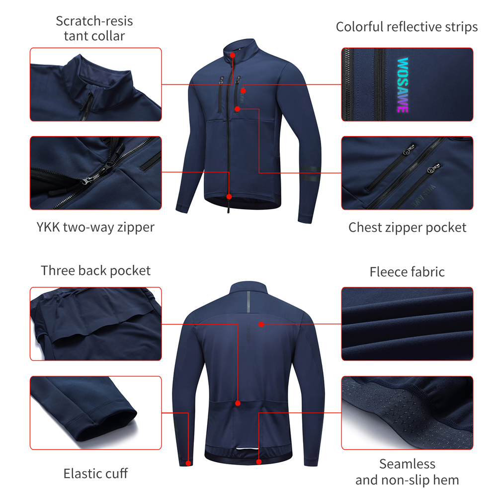 WOSAWE Cycling Jacket Winter T - Cycling Commuter Jacket 评论和价格