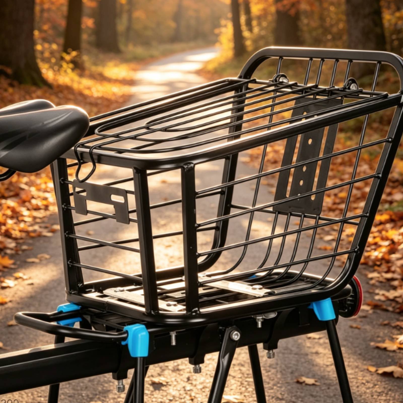 Folding Rear Bike Basket Folda - Cycling Commute Gear 评论和价格