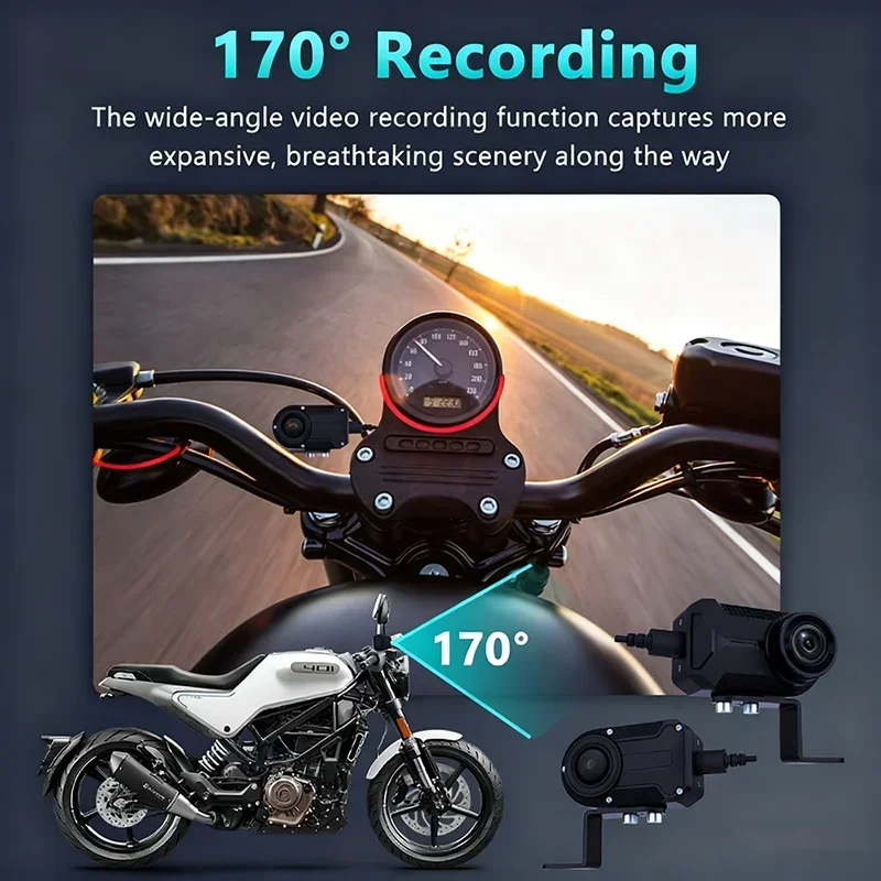 2K HD Motorcycle DVR Waterproo - Cycling Loop 评论和价格
