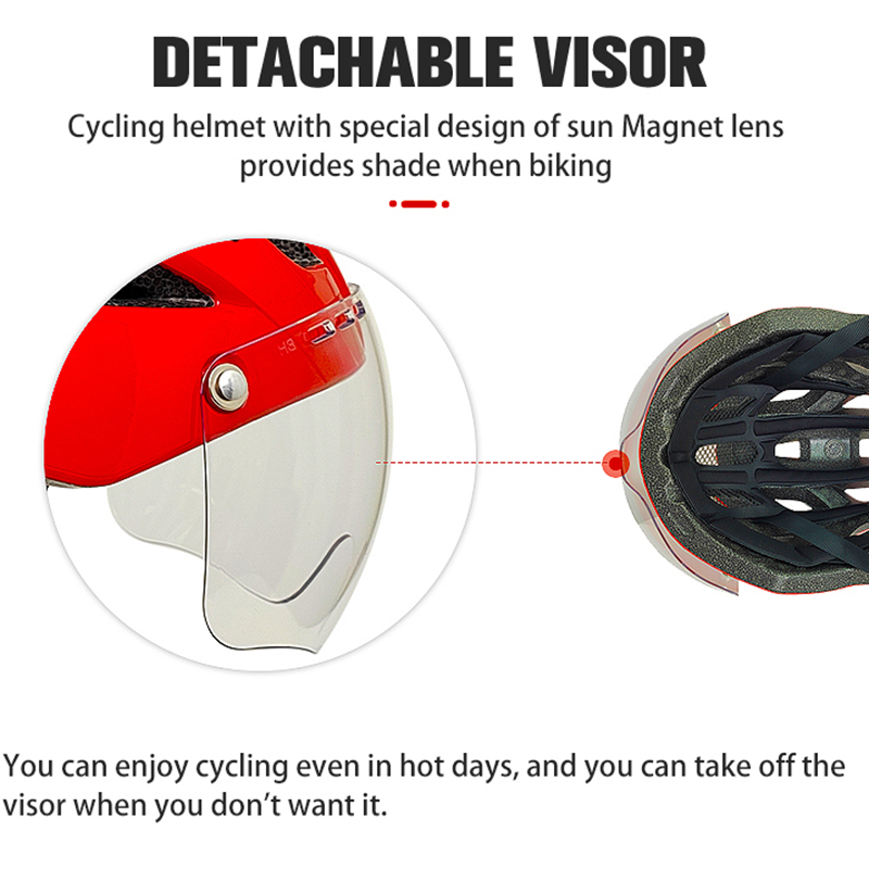 MOON Road Bike Helmet with Det - Commute Cycling Helmet 评论和价格