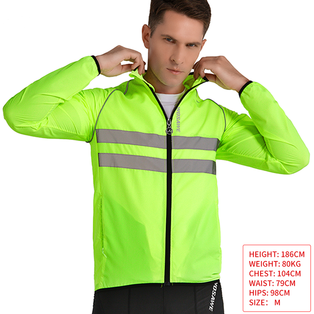 WOSAWE Men Cycling Windbreaker - Cycling Commuter Jacket 评论和价格