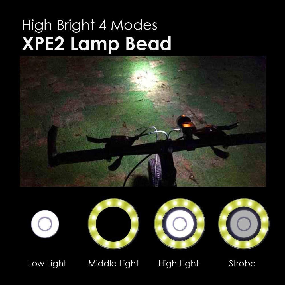 LED Waterproof Rechargeable Bi - Waterproof Cycling Commute 评论和价格