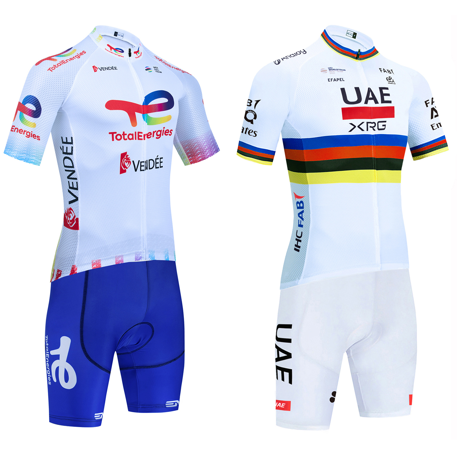 New UAE Cycling Jersey White T - Cycling Commuter Shorts 评论和价格
