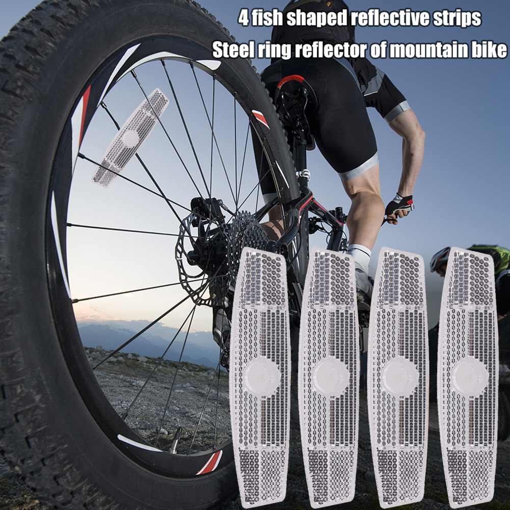 4PCS/Set Bike Spoke Reflectors - Spoke Reflector Set 评论和价格