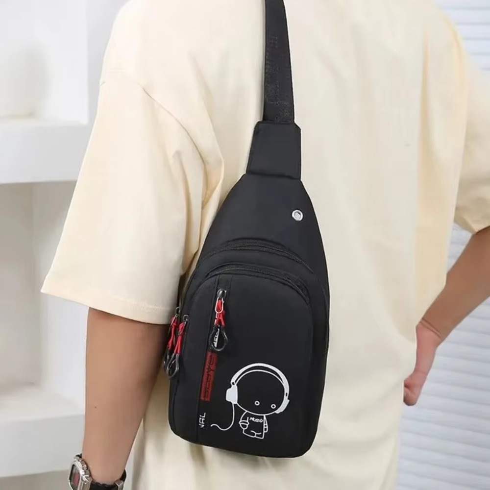 Glow Men's Chest Bag Large Cap - Waterproof Cycling Commute 评论和价格