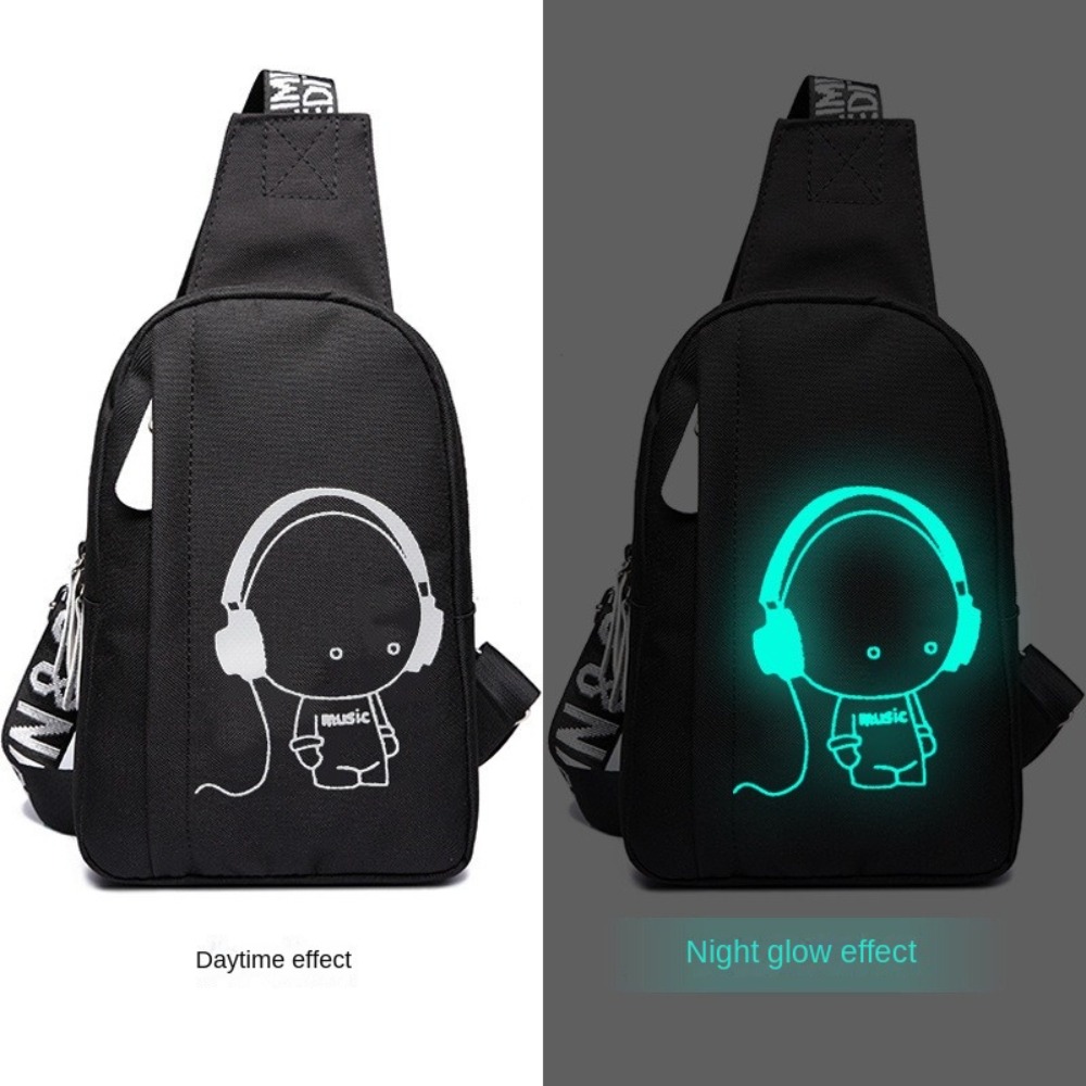Glow Men's Chest Bag Large Cap - Waterproof Cycling Commute 评论和价格