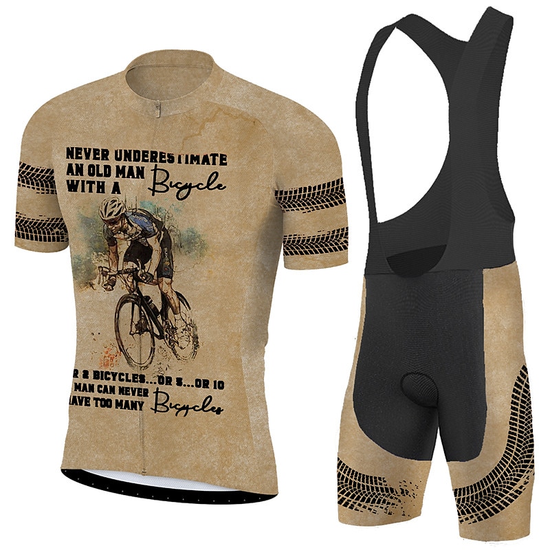 New Cycling Jersey Set Men Sho - Cycling Commuter Shorts 评论和价格