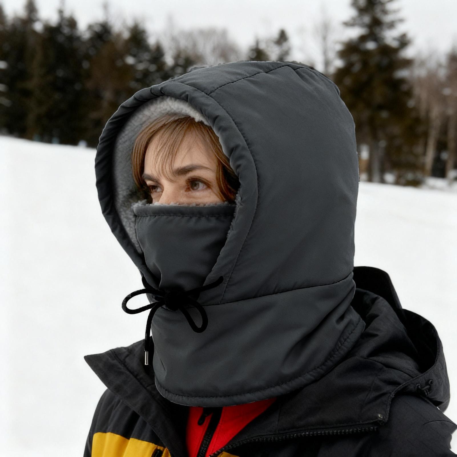 Ski Hood Windproof Hat With Dr - Cycling For Commute 评论和价格