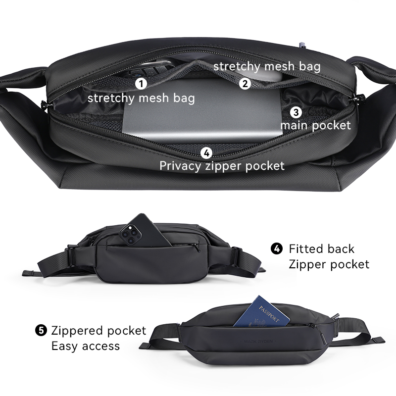 MARK RYDEN Multi-pocket Chest  - Waterproof Cycling Commute 评论和价格